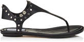 Thumbnail for your product : Jimmy Choo DARA FLAT Dara White Vacchetta Leather Sandals.