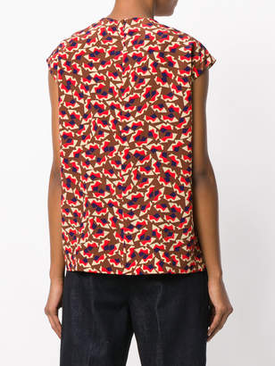 Marni geometric patterned blouse