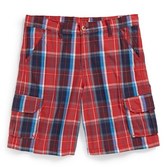 Thumbnail for your product : Oscar de la Renta Plaid Cargo Shorts (Toddler Boys, Little Boys & Big Boys)