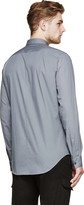 Thumbnail for your product : Calvin Klein Collection Grey & Black Water Print Button-Up Shirt