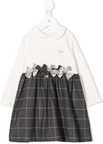 Thumbnail for your product : Il Gufo Bow Embellished Party Dress