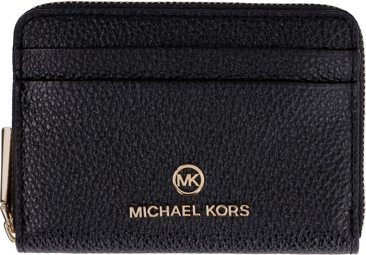 MICHAEL Michael Kors 'Jet Set Charm' Wallet With Strap - Black - ShopStyle