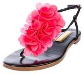 Thumbnail for your product : Rupert Sanderson Floral Embellished Slingback Sandals