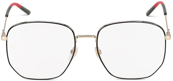 gucci hexagon frame glasses