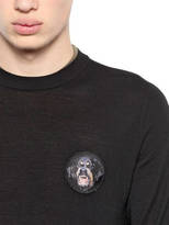 Thumbnail for your product : Givenchy Wool Knit Rottweiler Sweater