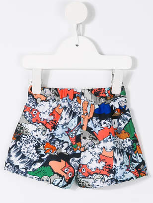 Kenzo Kids printed swim shorts