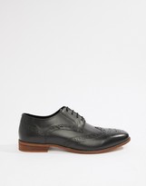 Thumbnail for your product : Kg Kurt Geiger KG By Kurt Geiger Wide Fit Brogues In Black Leather
