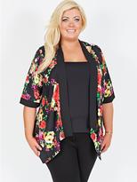 Thumbnail for your product : Gemma Collins Floral Kimono (Available in sizes 16-24)