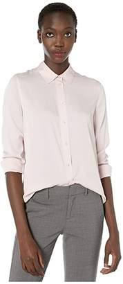 Vince Slim Fitted Blouse (Rosa Seco) Women's Clothing