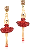 Thumbnail for your product : Les Nereides Luxury Pas de Deux Red Earrings