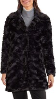 Thumbnail for your product : Kenneth Cole New York Notch Collar Faux Fur Coat