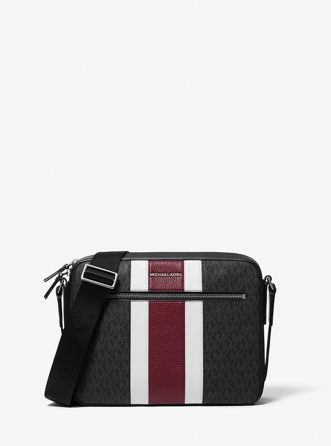 Michael Kors Hudson Logo Stripe Camera Bag ShopStyle