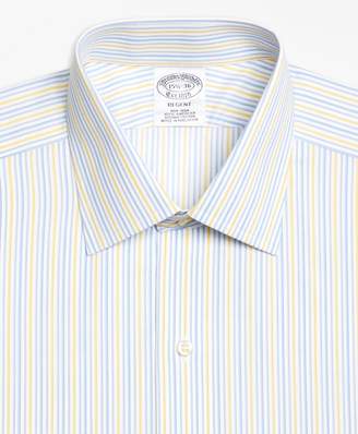 Brooks Brothers Regent Fitted Dress Shirt, Non-Iron Sidewheeler Stripe