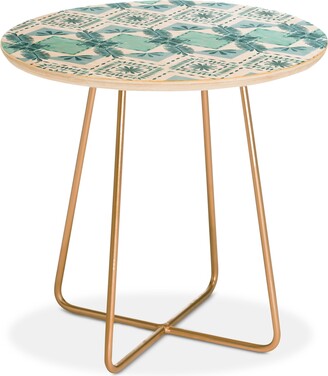 Deny Designs Dash and Ash Sunday Picnic Round Side Table
