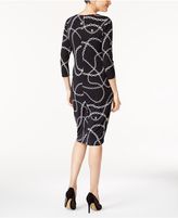 Thumbnail for your product : Thalia Sodi Printed Faux-Wrap Dress, Created for Macy's