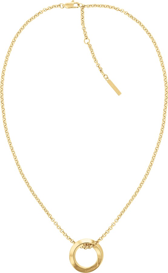 Calvin Klein Gold Necklaces | ShopStyle