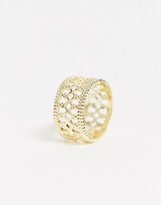 Thumbnail for your product : And other stories & cut out cuff ring in gold