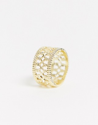 And other stories & cut out cuff ring in gold