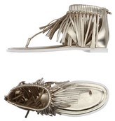 Thumbnail for your product : Tod's Toe Strap Sandals Platinum