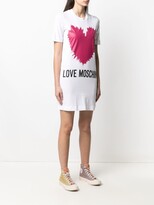 Thumbnail for your product : Love Moschino logo-print T-shirt dress