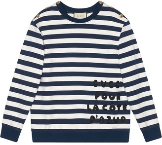 Gucci Cotton sweatshirt with patch