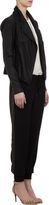 Thumbnail for your product : Vince Women's Draped-collar Leather Jacket-Black