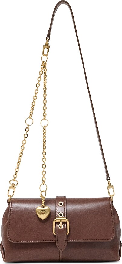 Maje Miss M Leather Shoulder Bag