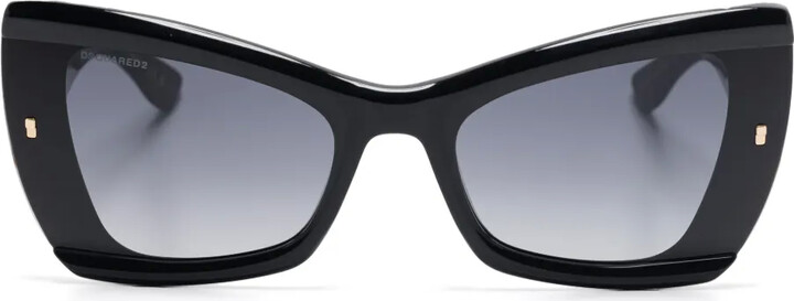 DSQUARED2 Cat-Eye Logo-Plaque Sunglasses