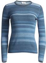 Thumbnail for your product : Akris Punto Ribbed Wool Pullover Sweater