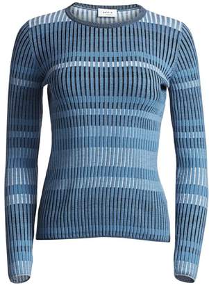 Akris Punto Ribbed Wool Pullover Sweater