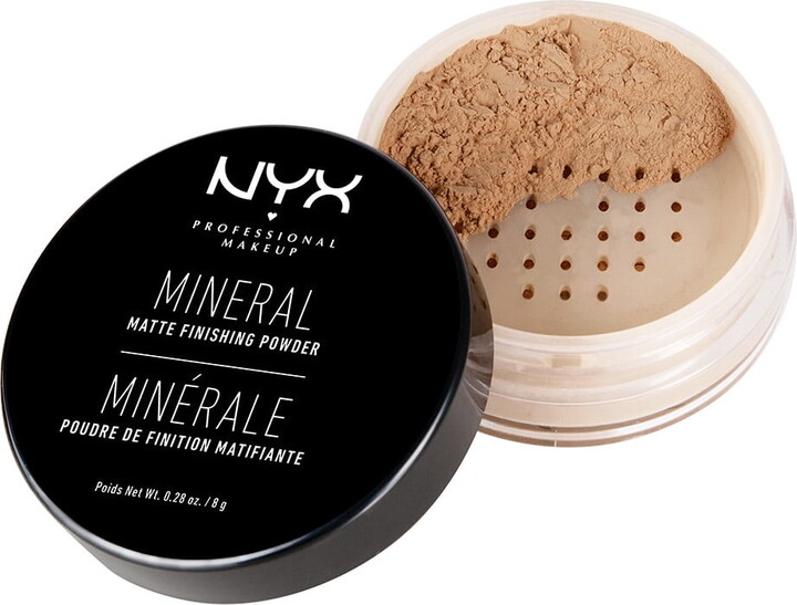 NYX Mineral Matte Finishing Powder, Loose Powder, Medium/Dark