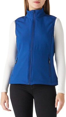 Tabi Active, Jackets & Coats, Tabi Active Blue Full Zip Fleece Vest Womens  Size Large