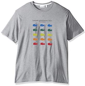 Lacoste Men's Multi Color Croc Graphic T-Shirt