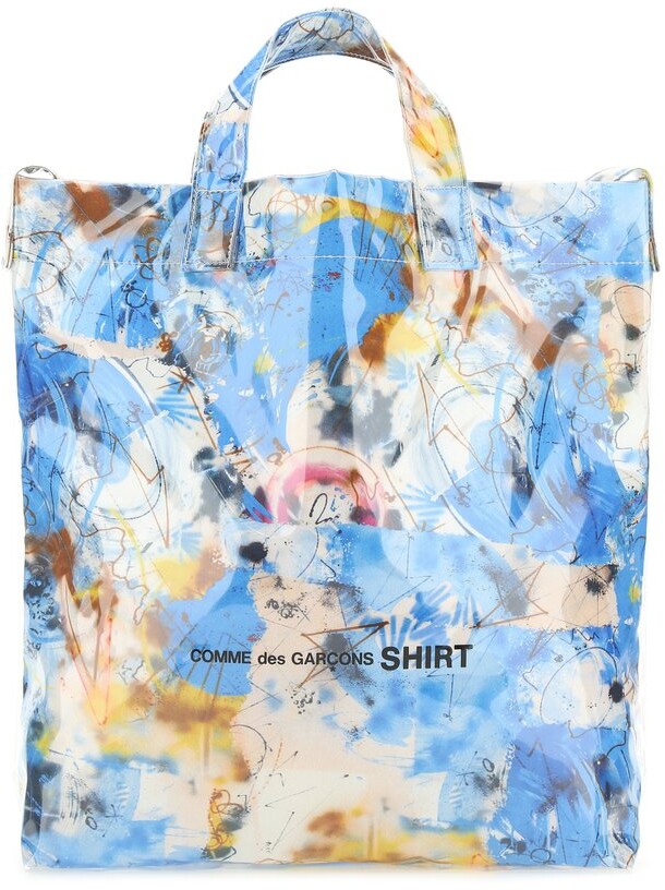 Comme des Garçons Shirt X Futura Graffiti Print Tote Bag