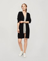 Thumbnail for your product : Miss Selfridge soft cosy robe in black