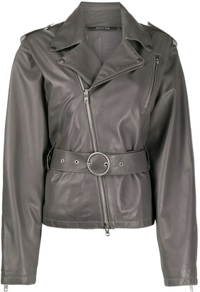 Maison Margiela Belted Leather Jacket
