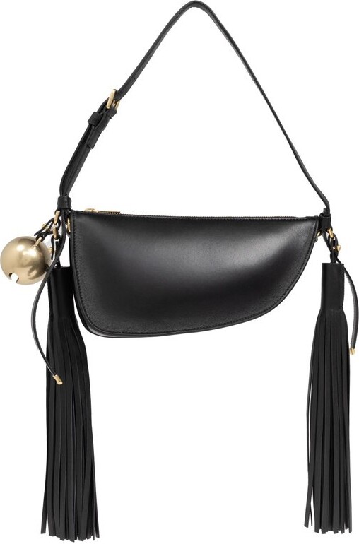 Burberry Mini Shield Ring Detailed Crossbody Bag