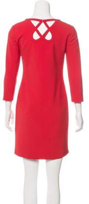 Diane von Furstenberg Cut-Out Mini Dress