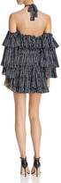 Thumbnail for your product : MISA Los Angeles Olivya Cold-Shoulder Ruffle Dress