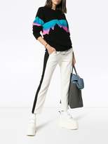 Thumbnail for your product : The Elder Statesman Rambler mountain print cashmere jumper