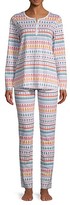 Thumbnail for your product : Roller Rabbit Two-Piece Animal Print Pajama Set