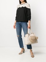 Thumbnail for your product : Twin-Set Lace Panel Sweatshirt