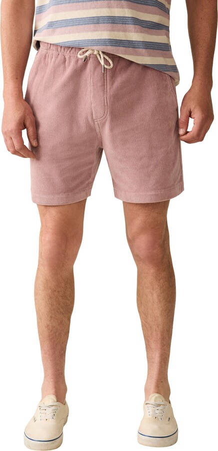 Faherty Corduroy Drawstring Shorts