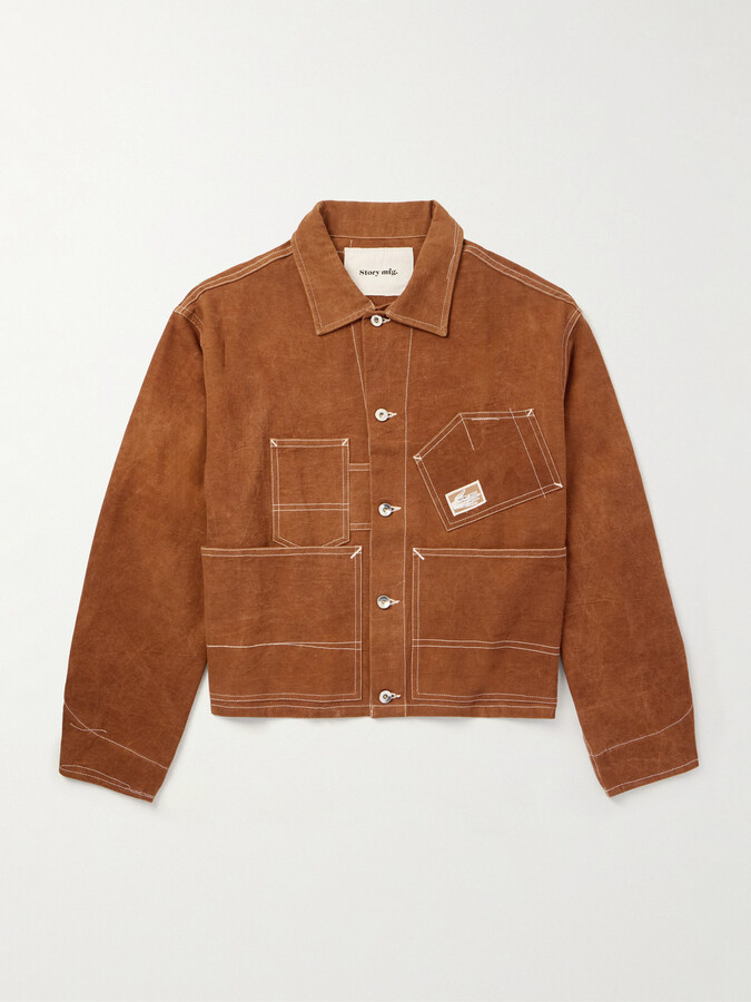 ジャケット・アウター Story Mfg. Peace and Love Print Jacket Story mfg. Peace And Love Print Jacket - ShopStyle