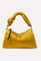 Thumbnail for your product : Dries Van Noten Padded Satin Tote - Mustard