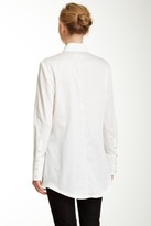 Thumbnail for your product : Bill Blass Pleated Silk Yoke Shirt