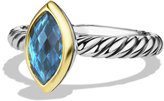 Thumbnail for your product : David Yurman Color Classics Ring with Hampton Blue Topaz and Gold