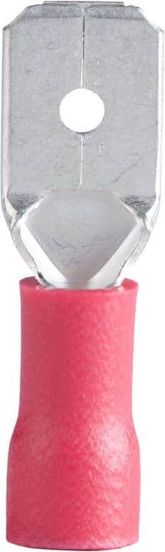 Gardner Bender 22-18 AWG Male Disconnect 0.25 in. Red 18-Pack (Case of 10)
