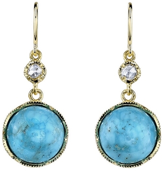 Irene Neuwirth Kingsman Turquoise Earrings