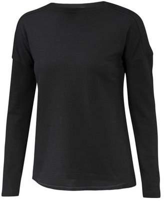 Ibex Women's Northwest Funnel Neck Pullover - Black Long Sleeve Shirts